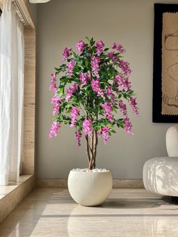 Mason Home - Artificial Sweet Pea Blush Pink Plant - 5.5 Feet