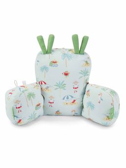 Haus & Kinder - Sunny Citrus Splash Cotton Pram Pillow Cum Baby Seat (12-18 Months)