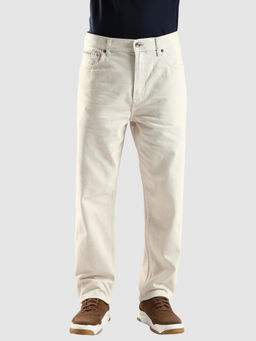 Calvin Klein - Cream Mid Rise Jeans