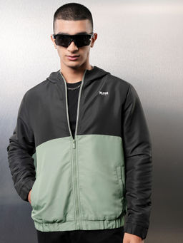 HIGHLANDER - Men Regular Fit Colour Blocked Bomber Jacket