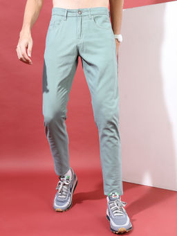 HIGHLANDER - Men Sea Green Chinos
