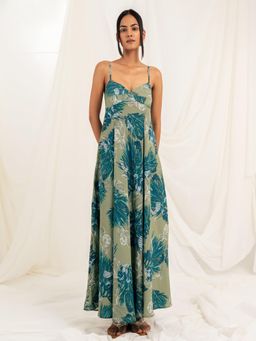 SRJANA - Printed Long Dress - Multi-Color