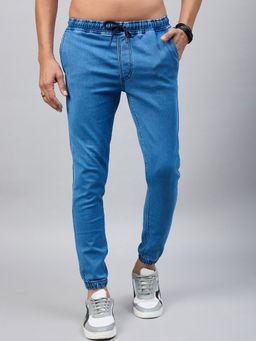 Club York - Men Light Blue Denim Jogger