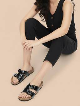 Inc.5 - Womens Black Casual Sandals