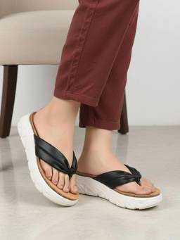Inc.5 - Womens Black Casual Sandals