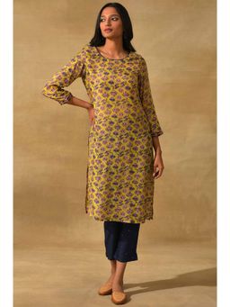 Folksong - Yellow Floral Kurta