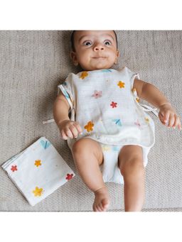 DULAAR - Multi-Color Organic Muslin Face Napkin (Pack of 4)