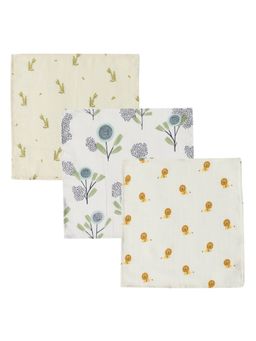 DULAAR - Multi-Color Organic Muslin Face Napkin (Pack of 3)