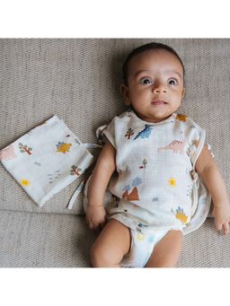 DULAAR - Multi-Color Organic Muslin Face Napkin (Pack of 4)