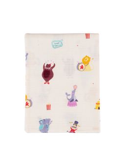 DULAAR - White Organic Muslin Burp Cloth