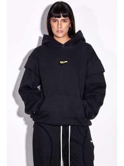 CILVR - Women Black Grease Hoodie