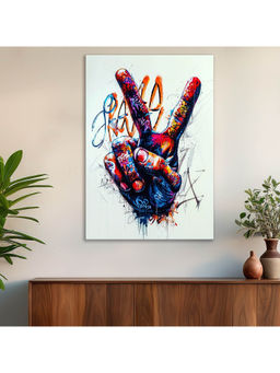 Dekorstation - Victory Singh Urban Vibes Peace Graffiti Street Art Painting
