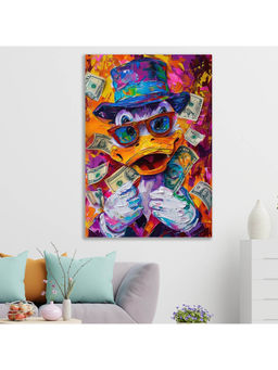 Dekorstation - Millionaire & Rich Donald Duck Painting Vibes Cartoon Money Painting