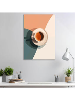 Dekorstation - Modern Minimalist Coffee Art Abstract Espresso Cup Wall Canvas Painting