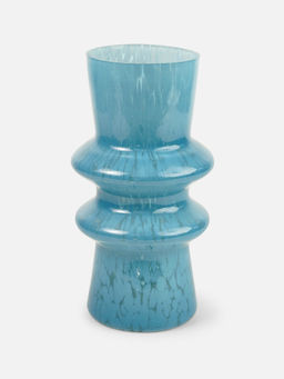 Home Couture Collective - Murano Blue Glass Vase