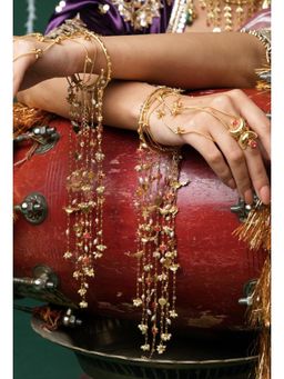 Tangerine - Gold Plated Bulbul Kaleera