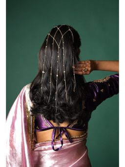 Tangerine - Gold Plated Sirat Hair Chain