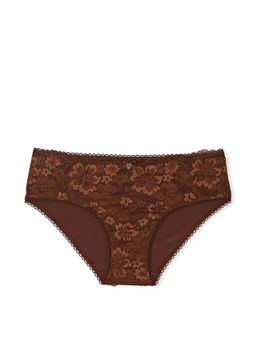 Victoria's Secret - Body by Victoria Lace-Front Hiphugger Panty - Brown (XS)