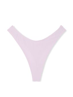 Victoria's Secret - Stretch Cotton Scoop High-Leg Thong Panty - Lavender