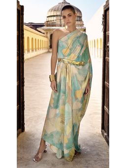 Basanti Kapde aur Koffee - The Abstract Waves Dress