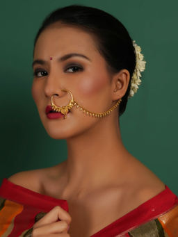 Ruby Raang Studio - Golden Nose Ring