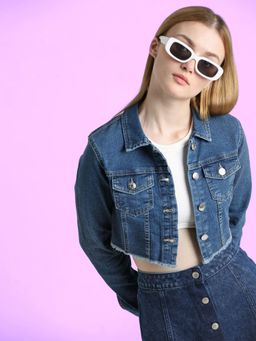 ONLY - Cropped Denim Jacket