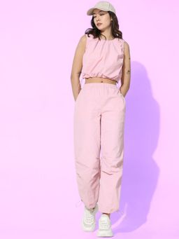 ONLY - Pink Parachute Joggers