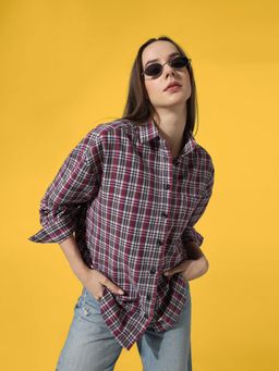 ONLY - Oversized Checked Shirt