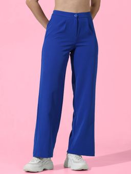 ONLY - Blue High Rise Wide Leg Pants
