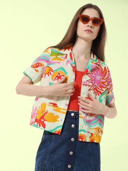 ONLY - Multi-Color Printed Resort Shirt