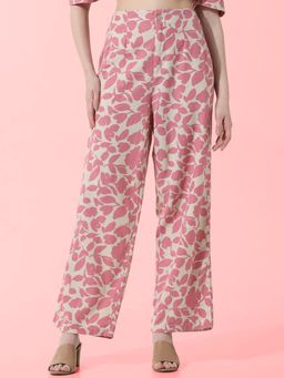 ONLY - Pink Floral Pants