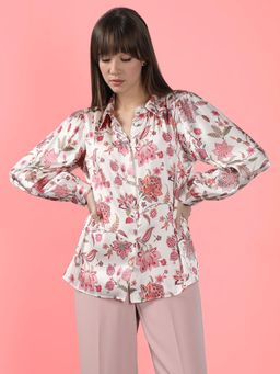 VERO MODA - White Floral Shirt