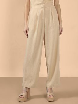 VERO MODA - Beige High Rise Pants