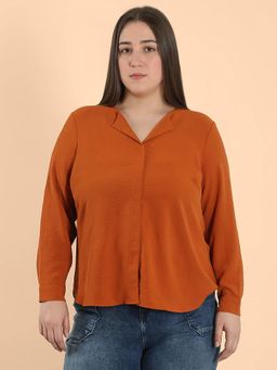 VERO MODA - Curve Orange Shirt