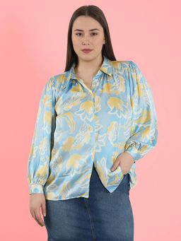 VERO MODA - Curve Blue Printed Shirt