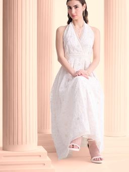VERO MODA - White Stap Maxi Dress