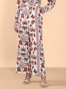 VERO MODA - Women White Printed Pants