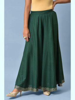 W - Green Printed Sharara