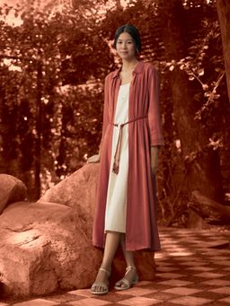 W - Red Solid Jacket & Inner (Set of 2)