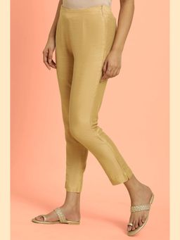 W - Gold Solid Slim Pant