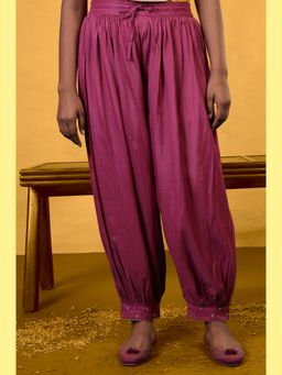 Folksong - Magenta Solid Salwar