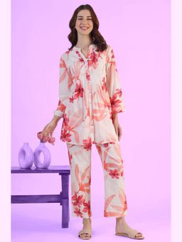 W - Bold Floral Printed Co-Ord (Set of 2)