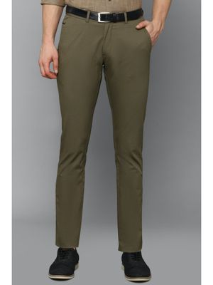 Buy Allen Solly Olive Trousers Online