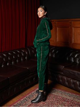 velvet co ord tracksuit