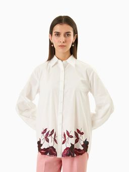 TRISARA - Daisy Dream Embroidered Shirt