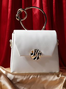 DonaBella - Mia Hand Bag for Women White (S)