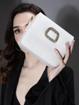 DonaBella - Nora Hand Bag for Women White (S)
