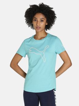 Puma - Graphic Womens Blue T-shirt
