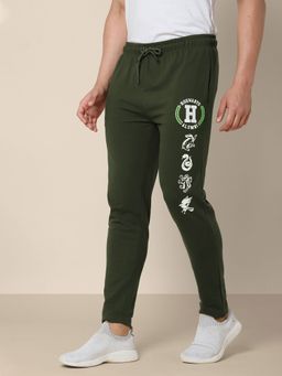Free Authority - Young Men Harry Potter Printed Green Trackpant