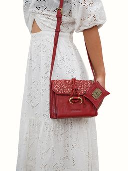 Hidesign - Womens Red Tuareg 01 Casual Sling Bag (S)